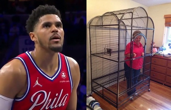 „76ers“ gerbėjas laikė narve močiutę, kol komanda nelaimės serijos