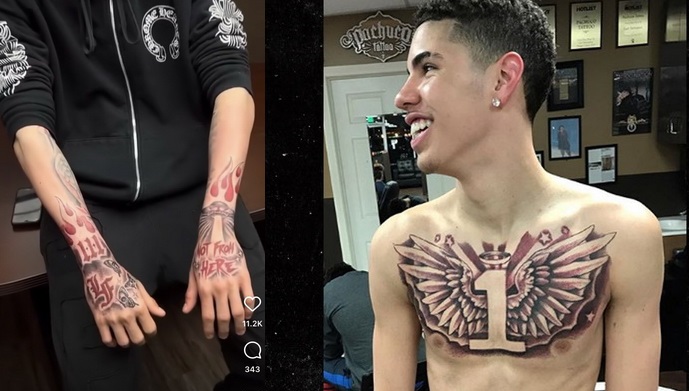 Lietuvą iškeikęs LaMelo pademonstravo naujas tatuiruotes (FOTO)