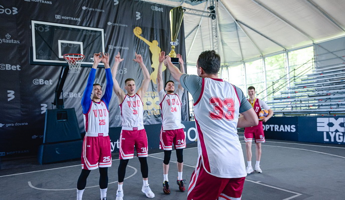 LSKL 3×3 aukso medaliai – VDU-1 vaikinams ir LSU merginoms