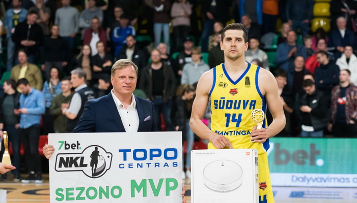 NKL sezono MVP Š. Beniušis: apie statistiką, finalą ir pasibaigusią sutartį