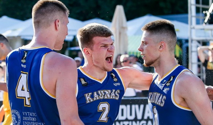 3×3 krepšinio lygos etape Palangoje – pratęsimo pareikalavęs VDU triumfas