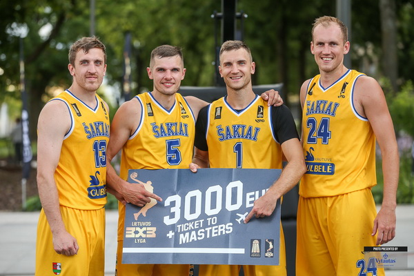 Paskutinę minutę į Lietuvos 3×3 lygos finalinį etapą įšokusi „Gulbelė“ – II turo čempionai