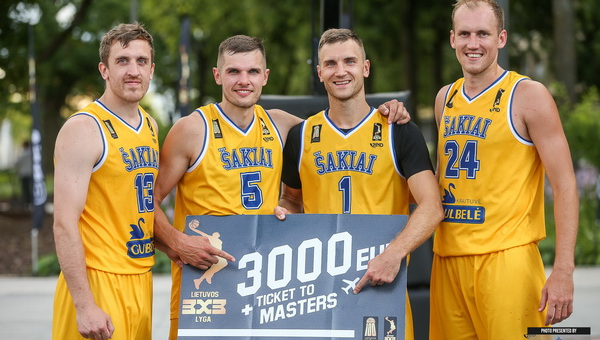 Paskutinę minutę į Lietuvos 3×3 lygos finalinį etapą įšokusi „Gulbelė“ – II turo čempionai