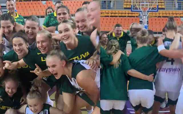 Pamatyite: U18 merginų džiaugsmas patekus į finalą