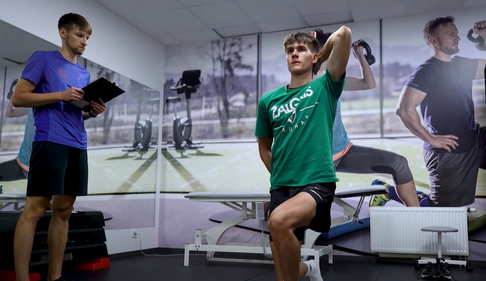 Prieš dvikovas su LKL klubais „Žalgirio“ dubleriai atliko testus (VIDEO)