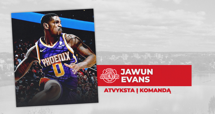 „Juventus“ komandą papildė NBA patirties turintis J. Evansas