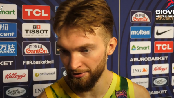 D. Sabonis: „Turime pamiršti šiandienos mačą, rytoj vyks svarbiausios rungtynės“ (VIDEO)