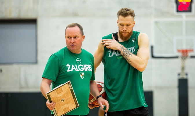 „Žalgiris“ treniruojasi pilnos sudėties ir ruošiasi rungtynėms prieš „Wolves“
