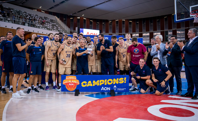 „Barcelona“ krepšininkų džiaugsmas laimėjus Katalonijos taurę (VIDEO)