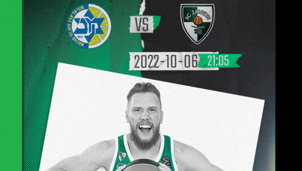Eurolygos startas: „Maccabi“ – „Žalgiris“ (Tiesiogiai)