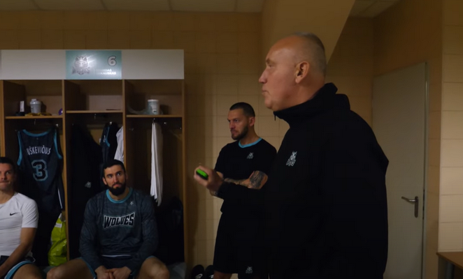Pamatykite: R. Kurtinaičio energinga kalba prieš rungtynes su „Juventus“