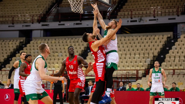 „Žalgiris“ kovojo iki galo, bet pralaimėjo prieš „Olympiacos“