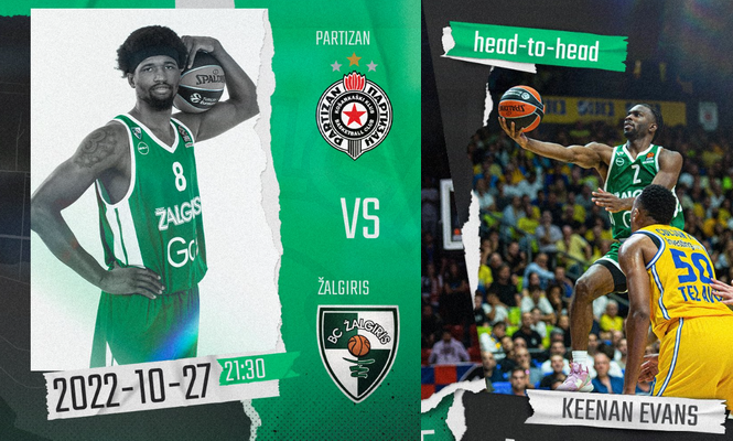 Eurolyga: „Partizan“ – „Žalgiris“ (Tiesiogiai)