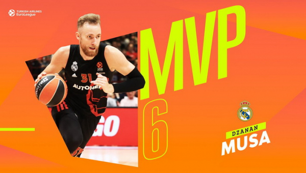 Eurolygos penketukas – pirmąkart be amerikiečių, MVP – „Real“ lyderiu tampantis D. Musa