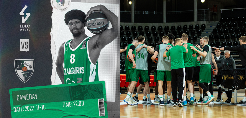 Eurolyga: ASVEL - „Žalgiris“ (Tiesiogiai)