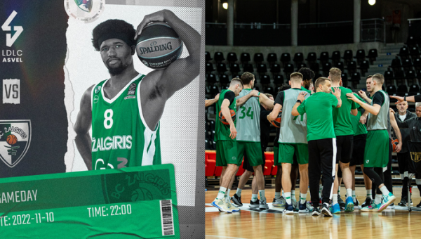 Eurolyga: ASVEL - „Žalgiris“ (Tiesiogiai)