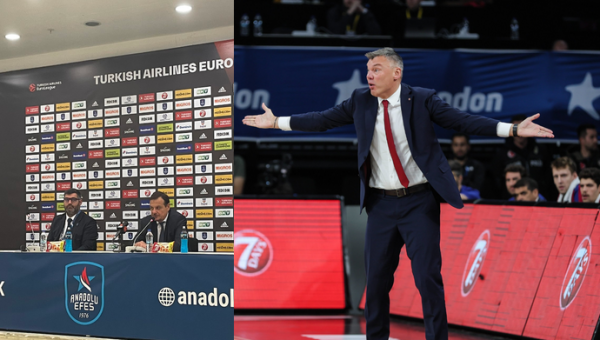 Š. Jasikevičius konfliktavo su „Anadolu Efes“ treneriais ir apkaltino slapta filmuojant treniruotę 