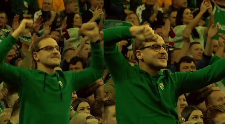 Internete plinta „Žalgirio“ fano šokis ir pergalingos emocijos (Sulaukė komplimentų)