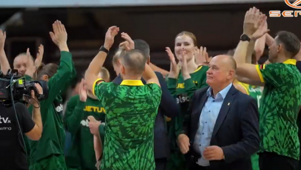 Lietuvos rinktinės užkulisiai: rungtynės ir pergalė prieš Ukrainą (VIDEO)