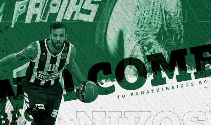 N. Pappas vėl rungtyniaus „Panathinaikos“ ekipoje