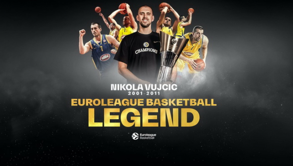N. Vujčičius įtrauktas į Eurolygos legendų sąrašą