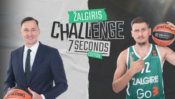 „Žalgirio“ kapitonų dvikova: kas geriausiai susitvarkė su 7 sekundžių iššūkiu? (VIDEO)