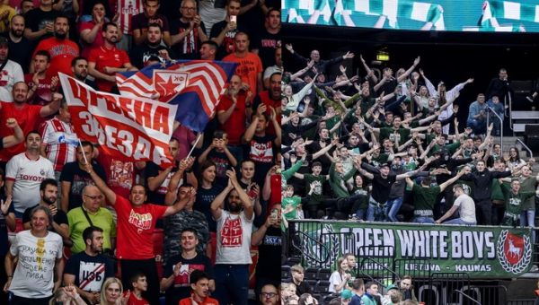 „Crvena Zvezda“ fanai „Žalgirio“ sirgalius išvadino bailiais 
