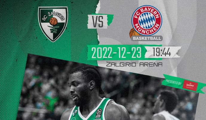 Eurolyga: „Žalgiris“ - „Bayern“ (Tiesiogiai)