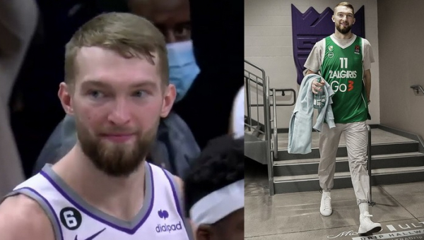 D. Sabonis į rungtynes atvyko su „Žalgirio“ marškinėliais (FOTO)