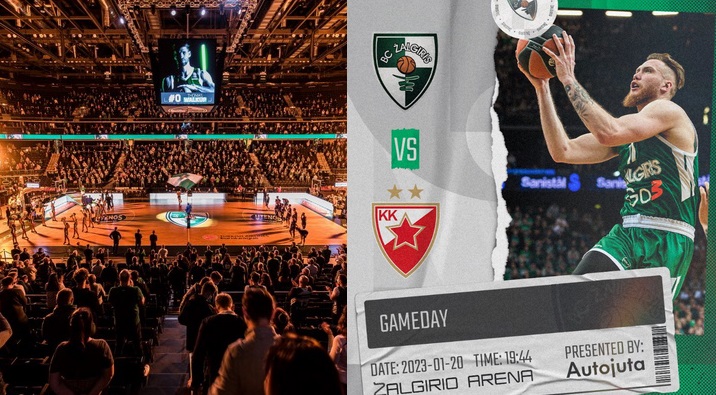 Eurolyga: „Žalgiris“ ir „Crvena Zvezda“ (Tiesiogiai)
