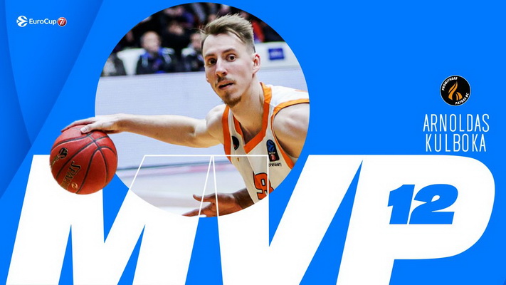 A. Kulboka – antrą kartą Europos taurės turo MVP (VIDEO)