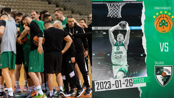 Eurolyga: „Panathinaikos“ - „Žalgiris“ (Tiesiogiai)