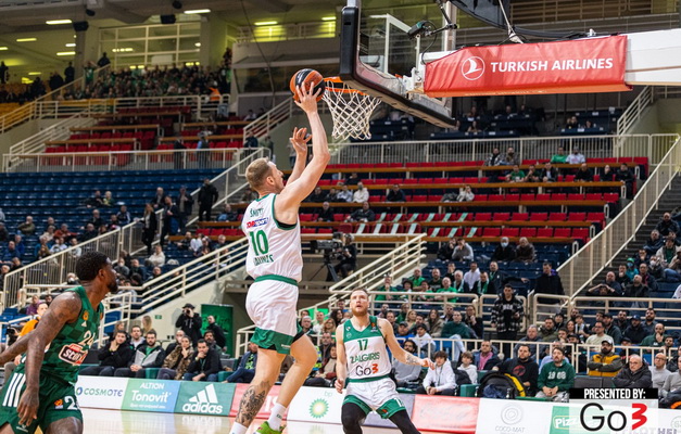 „Žalgiris“ antroje mačo pusėje buvo neatpažįstamas: nusileido Panathinaikos“ krepšininkams