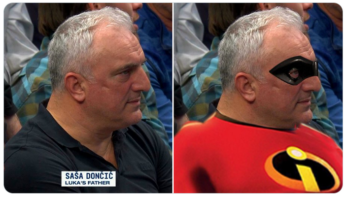 Panašūs kaip du vandens lašai: L. Dončičiaus tėvo išvaizda - lyg superherojaus
