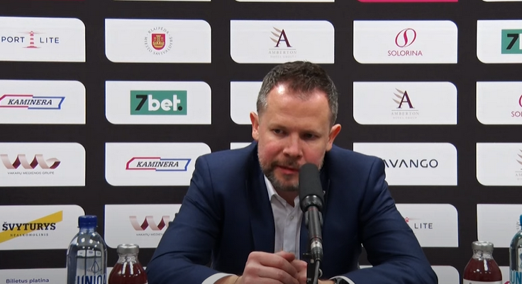 G. Žibėnas: „Deja, bet kartais reikia žaidėjus žadinti“ (VIDEO)