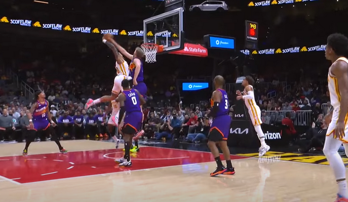 Gražiausias NBA nakties epizodas - triuškinantis „Hawks“ puolėjo dėjimas (VIDEO)