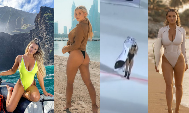 Pamatykite: pusnuogė modelis driokstelėjo dar kartą: savotiškai pagerbė K. Bryanto atminimą (FOTO)