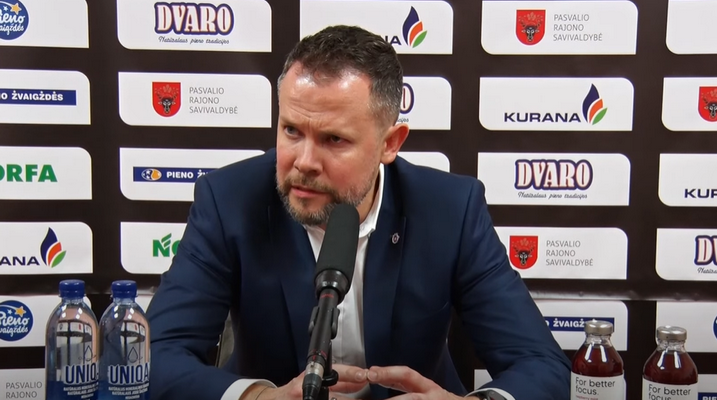 G. Žibėnas: „Džiaugiamės gera E. Kairio forma“