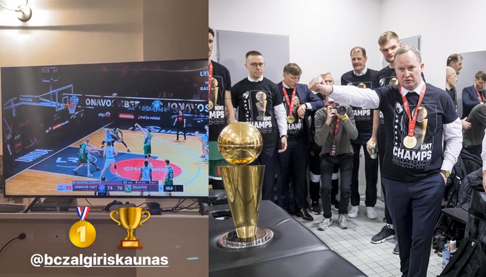 D. Motiejūnas siuntė sveikinimus „Žalgirio“ ekipai