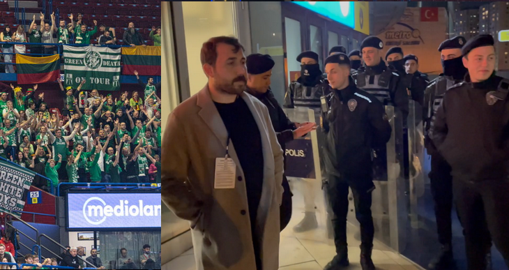 Pamatykite: „Žalgirio“ fanai dalinasi vaizdais, kaip negalėjo patekti į „Fenerbahce“ areną