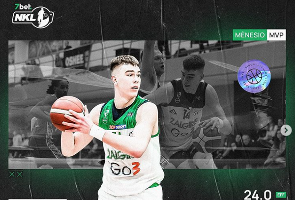 NKL kovo mėnesio MVP – M. Krivas