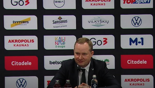 K. Maksvytis: „Paskirstėme minutes ir davėme pailsėti tam, kam reikėjo“ (VIDEO)