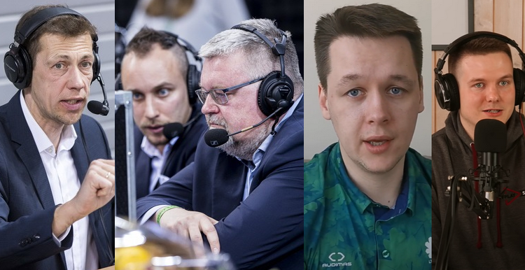 Išrink geriausią: kuris krepšinio komentatorius jums patinka labiausiai? (Apklausa)