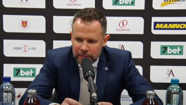 G. Žibėnas savo auklėtinių pasirodymu sužavėtas nebuvo (VIDEO)