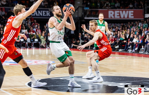 „Žalgiris“ - Eurolygos atkrintamosiose: po atkaklios kovos įveikė „Bayern“
