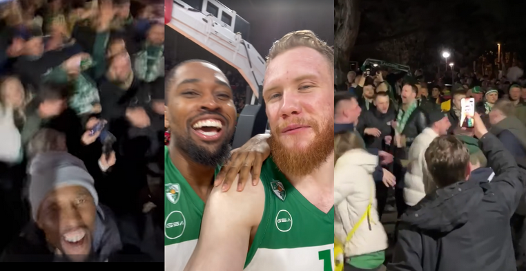 Po „Žalgirio“ pergalės – išskirtiniai vaizdai ir emocijos (VIDEO)