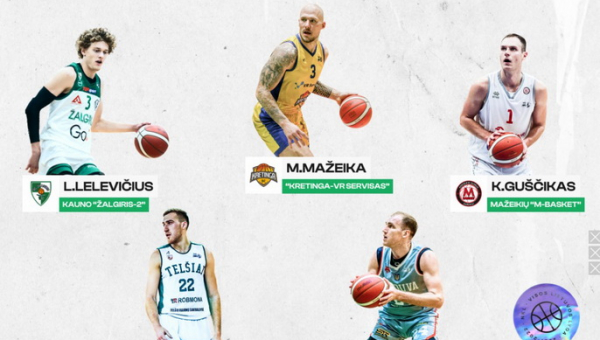 NKL sezono laureatai: MVP – A. Pukelis, geriausias jaunasis žaidėjas – L. Lelevičius