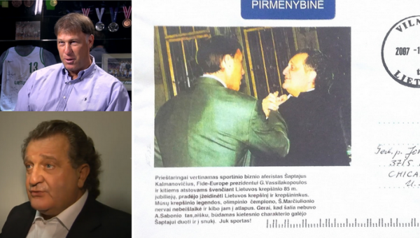 Ar pamenate? Lietuvos krepšinį įžeidinėjęs Š. Kalmanovičius susikibo su Š. Marčiulioniu