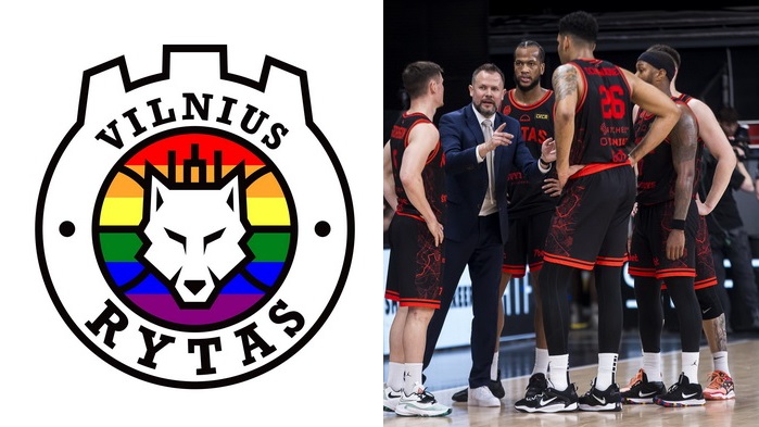 „Rytas“ prisijungė prie iniciatyvos: pasipuošė vaivorykštės spalvomis