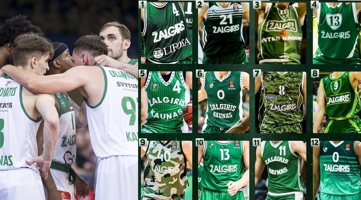 „Žalgiris“ kviečia išrinkti gražiausius žalgiriečių marškinėlius (Apklausa)